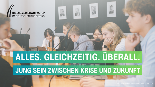 Jetzt bewerben: Jugendmedienworkshop Berlin 2026